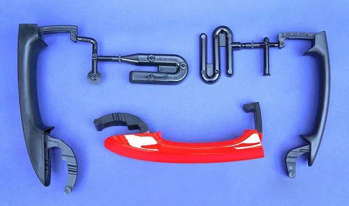 外觀完美的汽車(chē)門(mén)把手如何注塑成型?